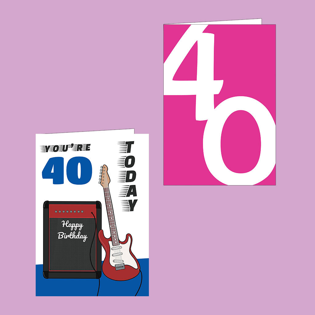 40th Birthday Card Collection - Cupsie's Creations