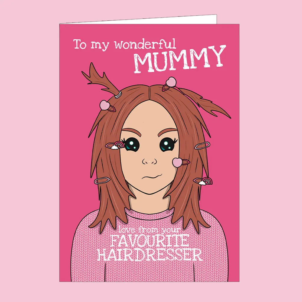 Mother's Day Card For A Mummy - Bad Hair Pun