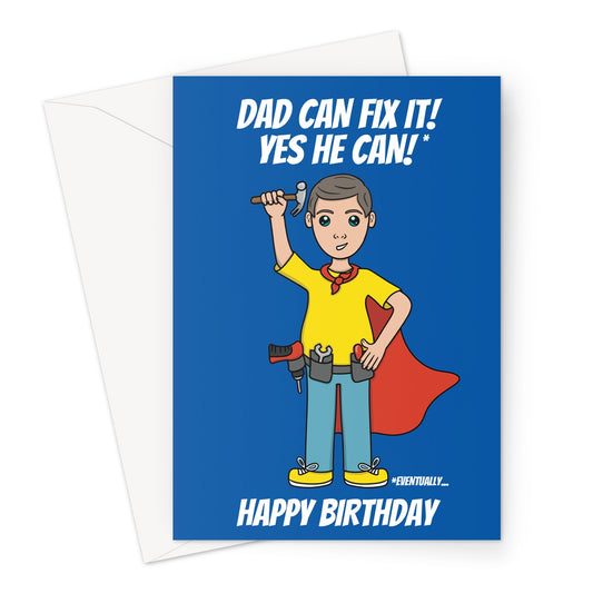 Funny Birthday Card For Dad - DIY Joke
