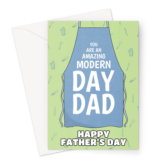 Modern Dad Happy Father's Day Card