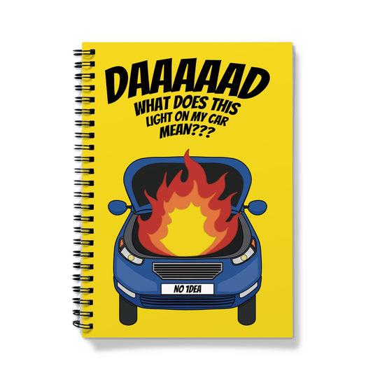 Funny Notebook For Dad - Car Advice Joke