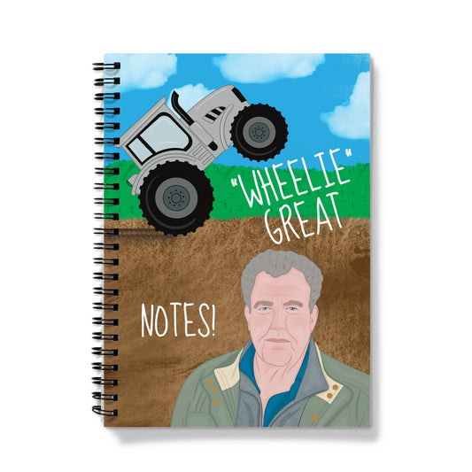 Clarkson's Farm Wheelie Tractor Notebook