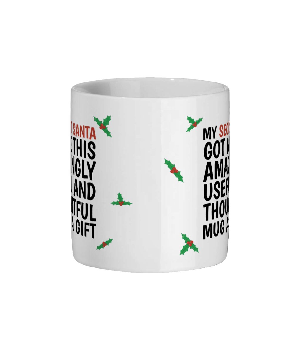 Funny Secret Santa Mug – Useful and Thoughtful Christmas Gift for Colleague