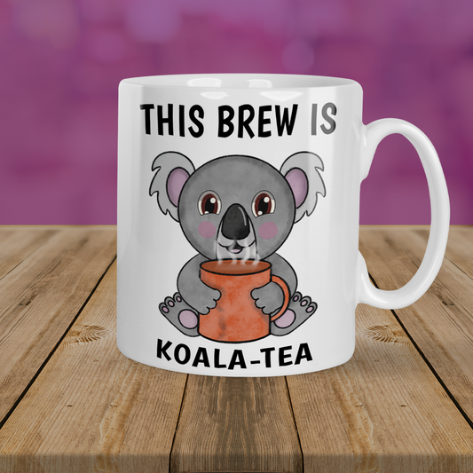 Funny Koala - Tea Brew Mug - Single Mug