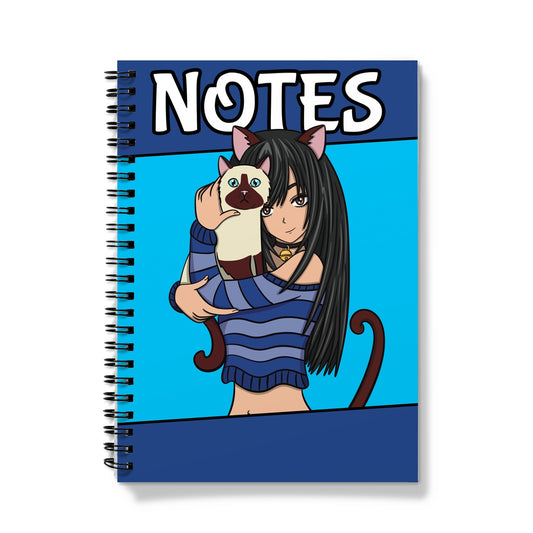 Cute Anime Girl Notebook