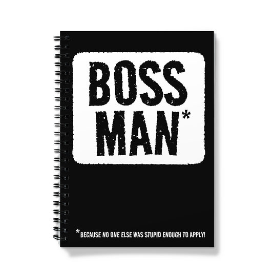 Boss Man Notebook - Funny Gift For Manager