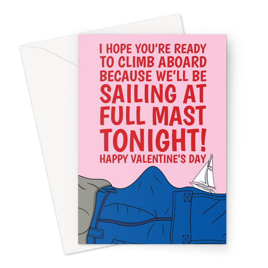 Naughty Valentine's Day card for her