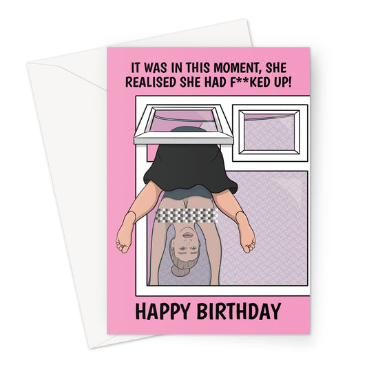 Funny birthday card for her