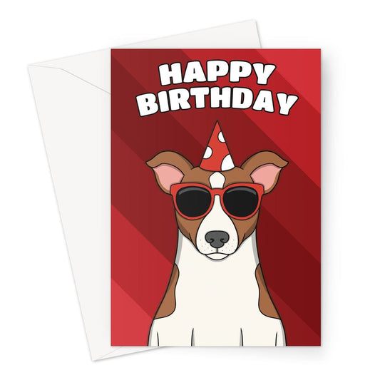 Jack Russell Dog Birthday Card A5
