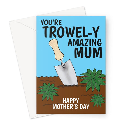 A garden themed Mother's Day card for an amazing Mum.