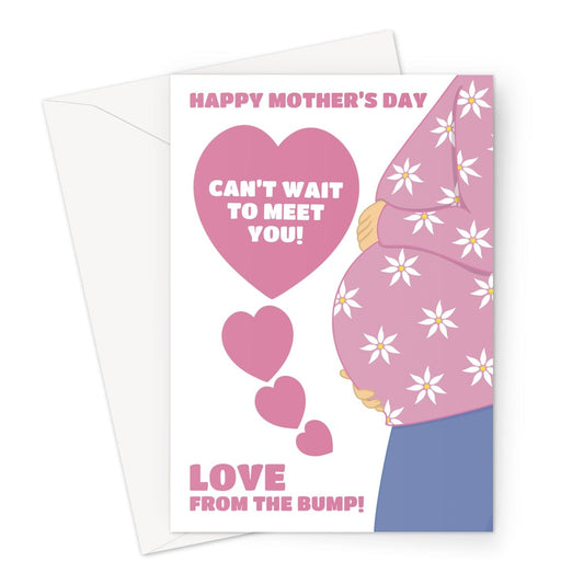 A cute Mother's Day card for a Mum to be from the bump. 
