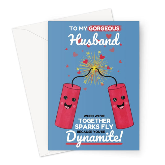 Dynamite Husband Valentine's Day Card