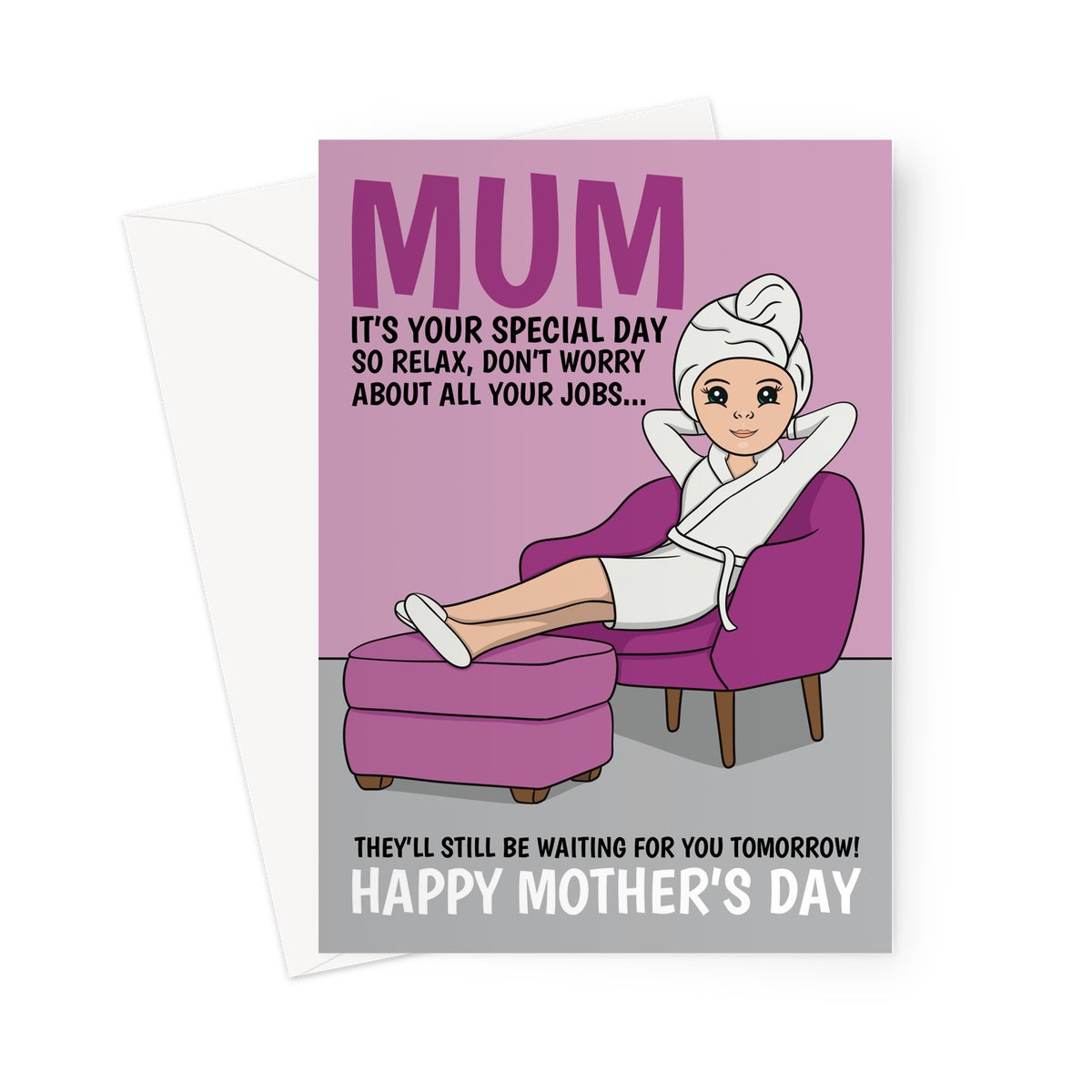 Funny Mother's Day Card From Teenager
