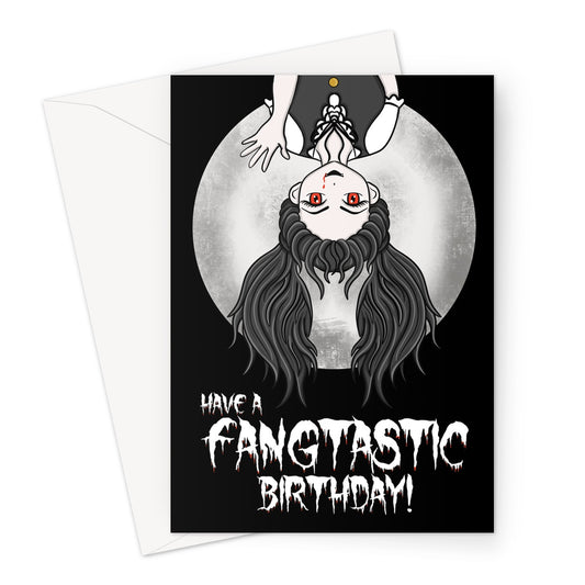 Gothic vampire birthday card