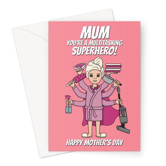 Superhero Mum Mother's Day card