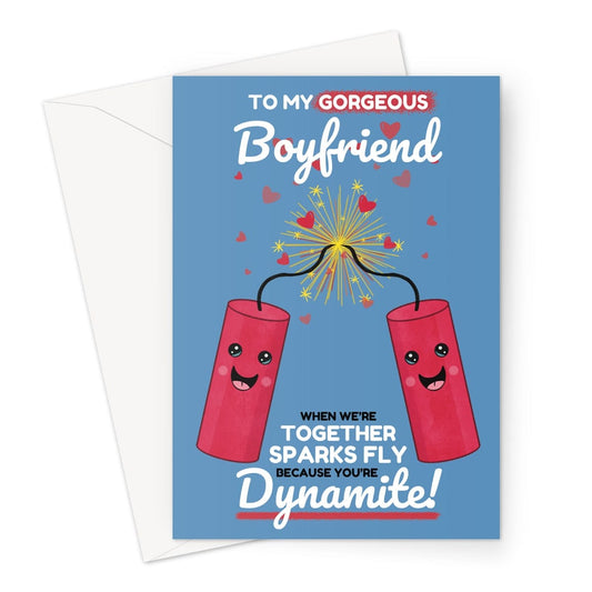 Dynamite Boyfriend Valentine's Day Card