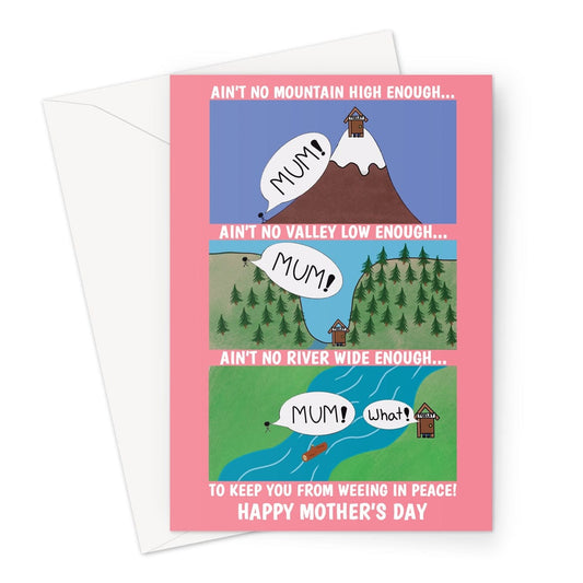 Happy Mother's Day Card - Funny Ain't No Escape From Young Children - A5 Greeting Card Greeting Card