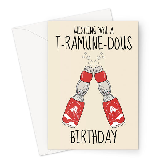 Japanese Ramune Drink Birthday Card