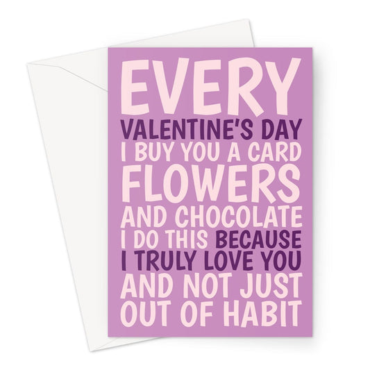 Cute Love Valentine's Day Card Greeting Card