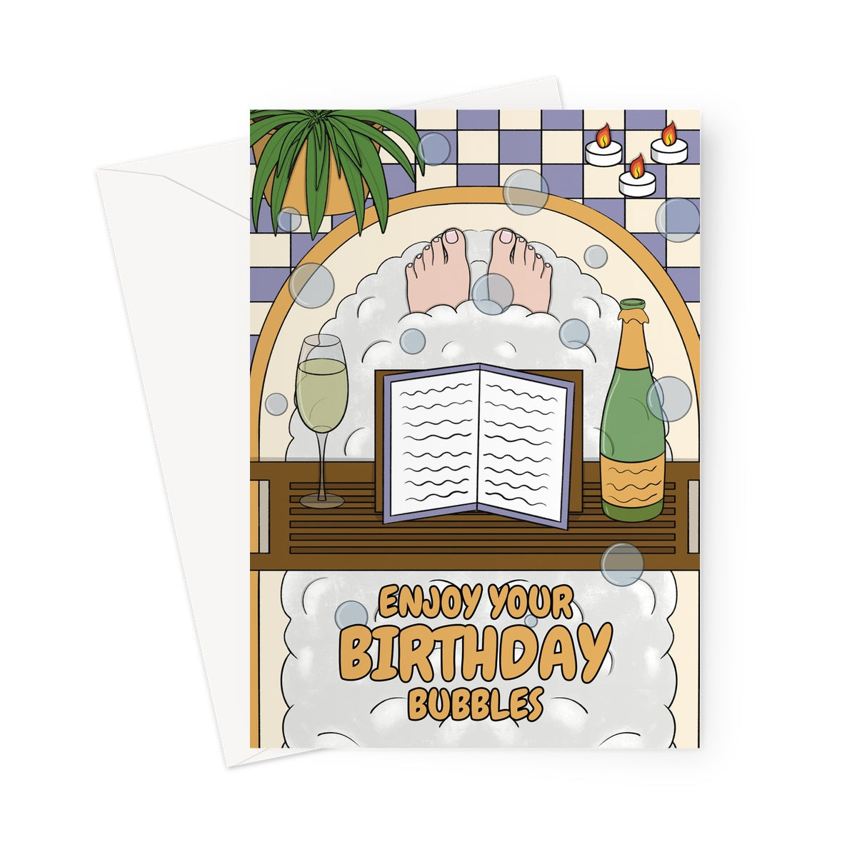 Arty birthday card