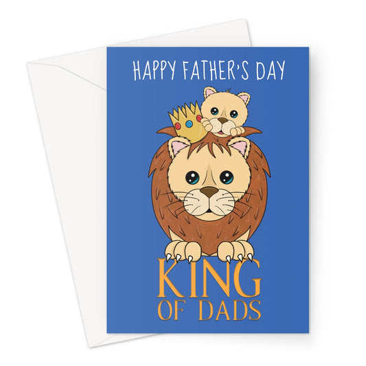 King Of Dads Lion Father's Day Card