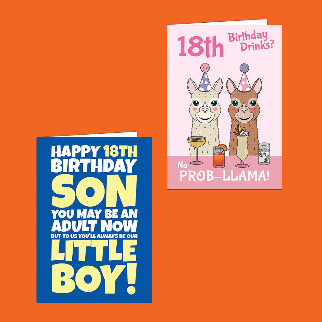 18th Birthday Card Collection - Cupsie's Creations