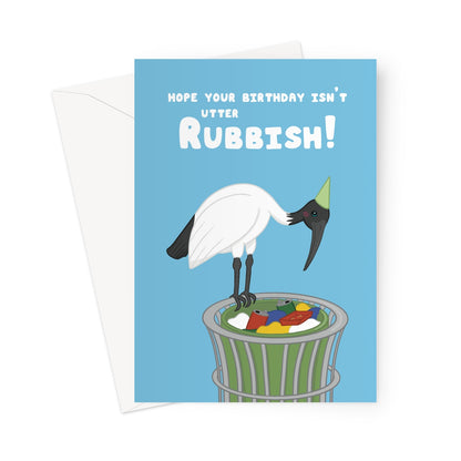 Funny Ibis Birthday Card – Utter Rubbish Birthday Card