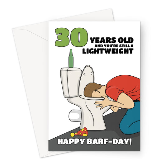 Funny 30th Birthday Card For Him