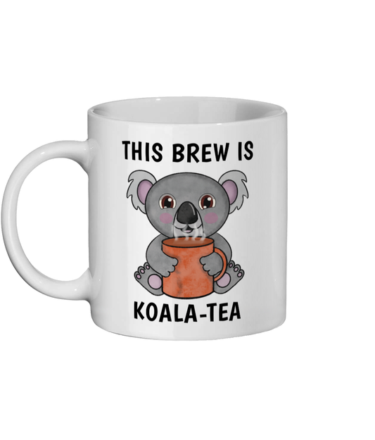 Funny Koala - Tea Brew Mug - Front View