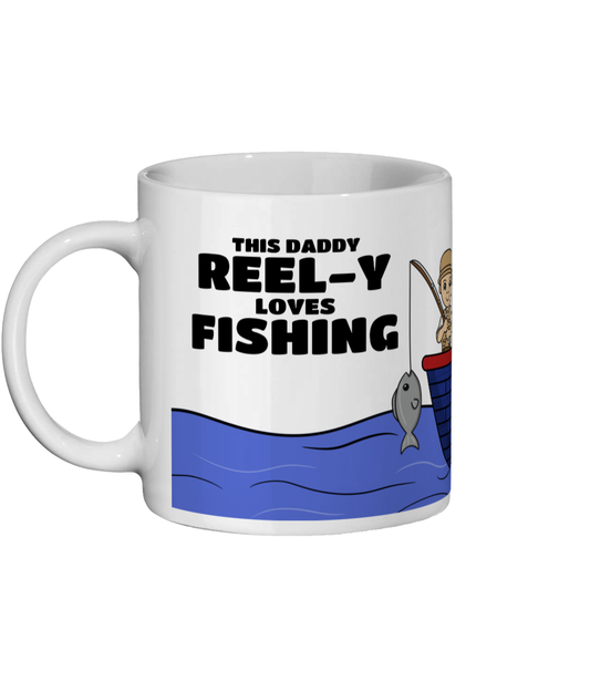 Fishing Mug For Daddy | This Daddy Loves Fishing | Father's Day Gift - Front View