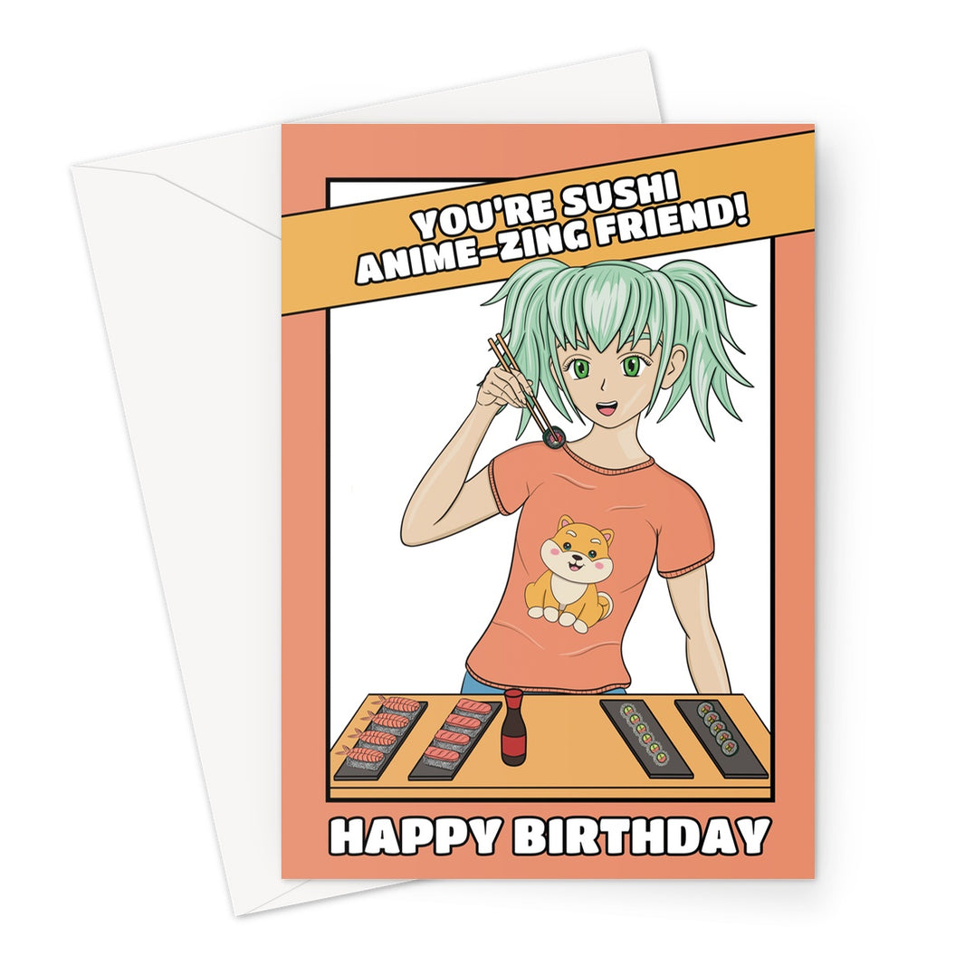 Anime & Manga Style Greetings Cards, Cupsie's Creations